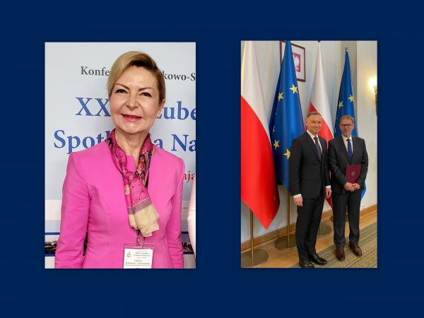 prof. H. Karakuła - Juchnowicz oraz prof. Krzysztof Tomasiewicz