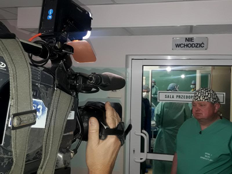 realizacja spotu telewizyjnego - prof. T. Zubilewicz