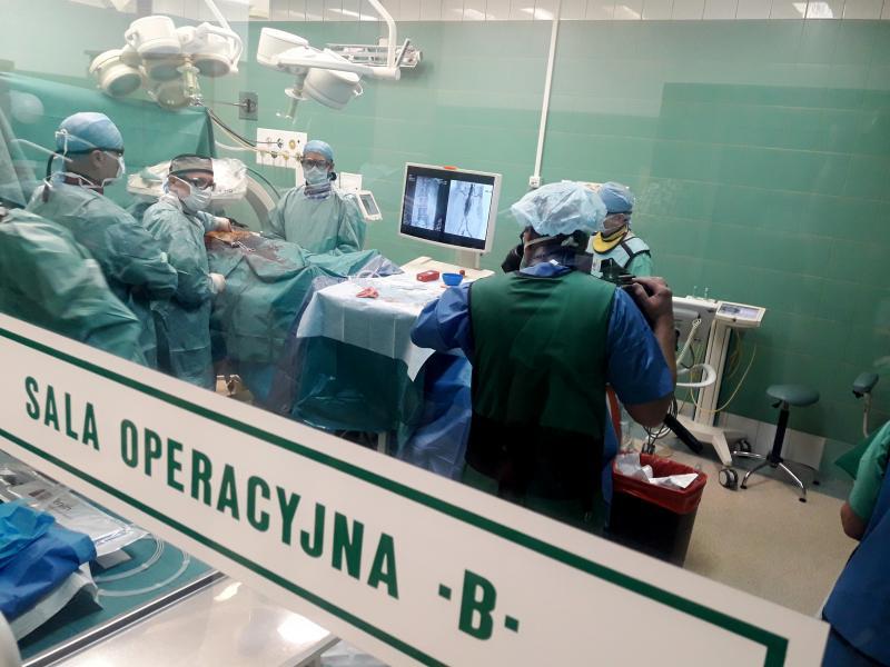 realizacja spotu telewizyjnego - operacja tętniaka