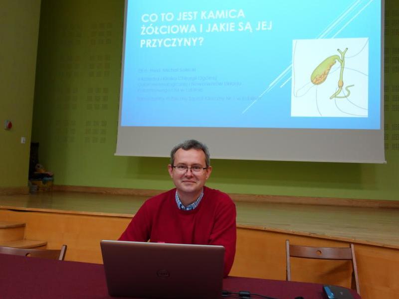 akcja prozdrowotna SPSK1 dla seniorów z Uniwersytetu III Wieku (dr Michał Solecki)