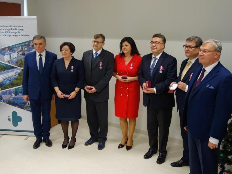 Otwarcie Klinik Psychiatrii po przebudowie / wręczenie medali pracownikom- 16.12.2019