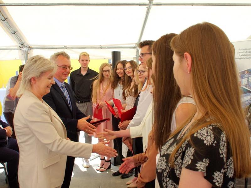 uroczystość zawieszenia wiechy SPSK1 (6.07.21)