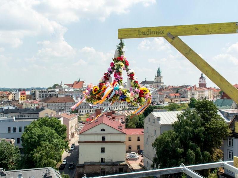 uroczystość zawieszenia wiechy SPSK1 (6.07.21)