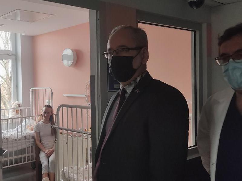 wizyta ministra zdrowia w SPSK1
