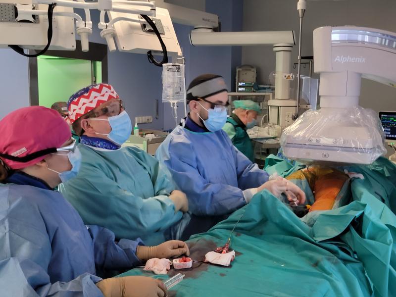 operacja zakrzepicy żył głębokich (SPSK1 fot. Anna Guzowska) - marzec 2023