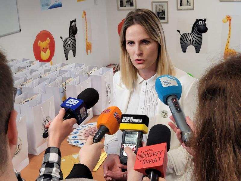 Światowy Dzień Honorowej Dawczyni Mleka w USK 1 - 15.05.24 (fot. Anna Guzowska)