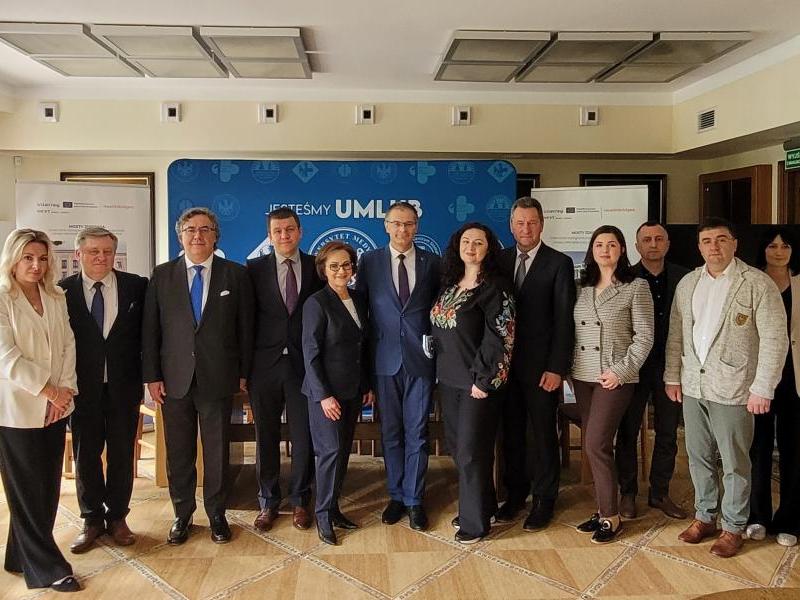 konferencja prasowa dot. programu Interreg / 23.05.25 (fot. Anna Guzowska_USK1)