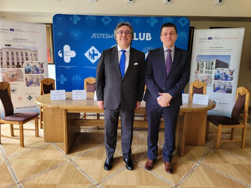 konferencja prasowa dot. programu Interreg / 23.05.25 (fot. Anna Guzowska_USK1)