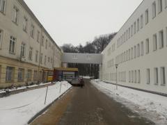 nowy budynek przy ul. Głuskiej ukończony, stary w przebudowie - styczeń 2019