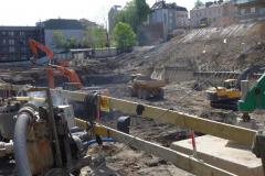 etap inwestycji przy ul. Staszica 16 - 11.05.2020 / plac budowy nowego obiektu szpitala