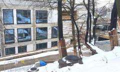 plac budowy ul. Staszica 16 / luty 2021