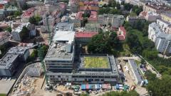Zawieszenie wiechy na nowym budynku Szptala - 6. lipca 2021