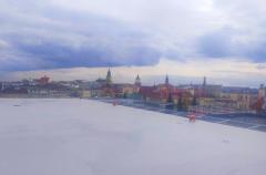 nowy budynek SPSK1 - lądowisko / przełom 02/03. 2022 fot. Anna Guzowska