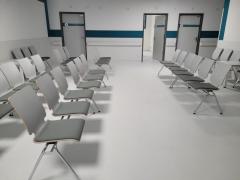 Nowy budynek G-16: kolorystyka kondygnacji (fot. A.Guzowska / 11.-12. 2023)