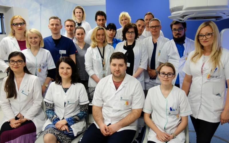 zespół pracowników Zakładu Radioterapii SPSK 1