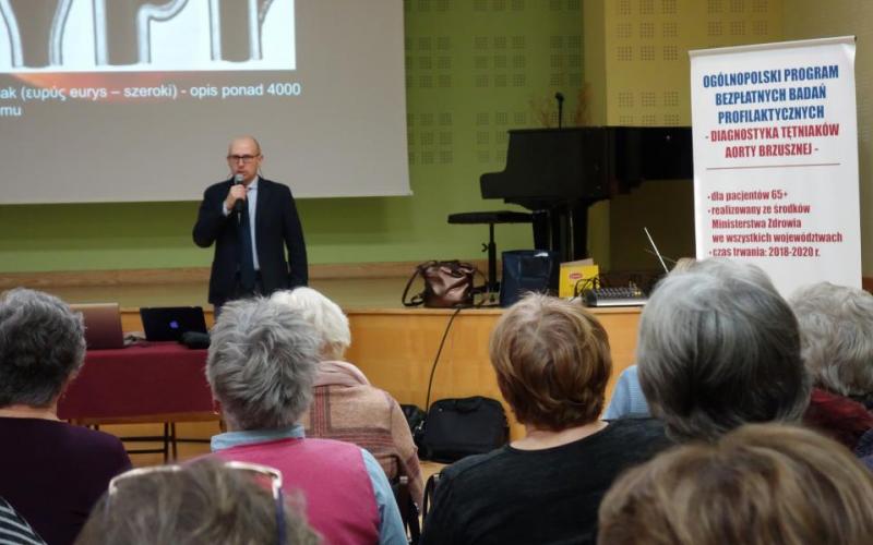 akcja prozdrowotna SPSK1 dla seniorów z Uniwersytetu III Wieku