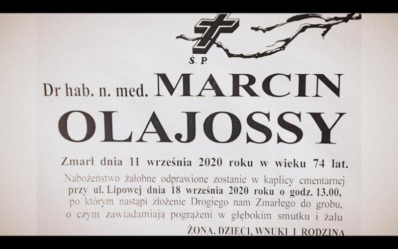 klepsydra Prof. Marcin Olajossy