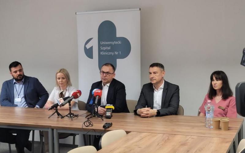 briefing prasowy w USK1 w Lublinie - ginekologia onkologiczna 29.02.2024 (fot.A.Guzowska)