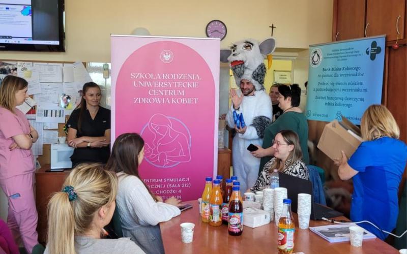 Spotkanie w Klinice Położnictwa i Patologii Ciąży - 15.05.2024 (fot. A.Guzowska)