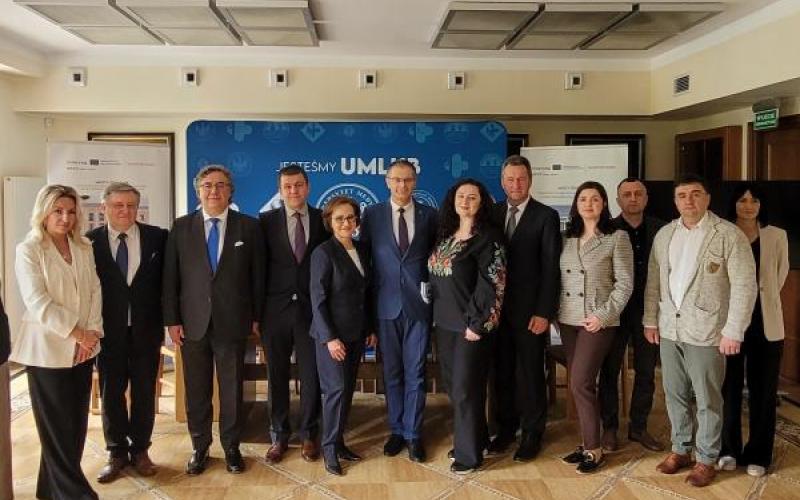 konferencja prasowa dot. programu Interreg / 23.05.25 (fot. Anna Guzowska_USK1)
